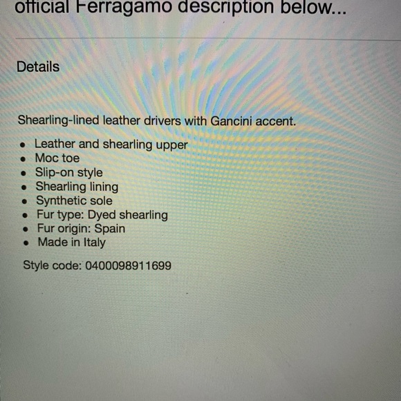 SOLD!!!    Salvatore Ferragamo Duca Shoes Loafer Driver 8 NEW - Picture 5 of 6